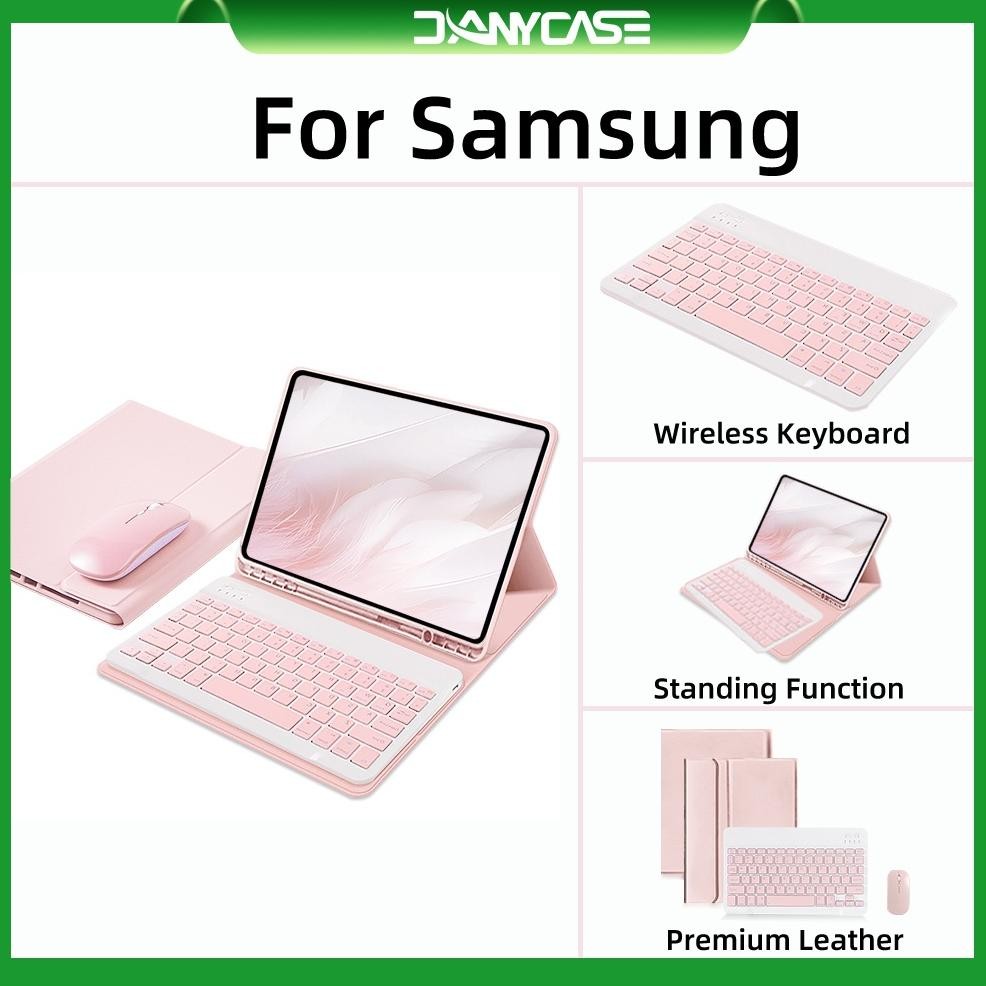 Er - Tablet Cover With Keyboard Mouse For Samsung Galaxy Tab A9 Plus Case Samsung Tab S6 Lite Keyboa