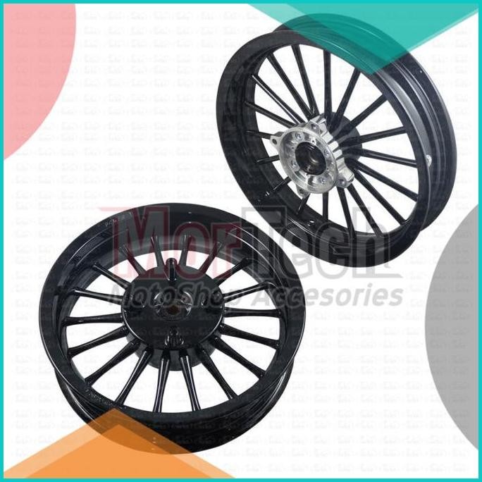 Velg Pelek Racing Tapak Lebar Power Classic All New PCX 150 Lokal Hit