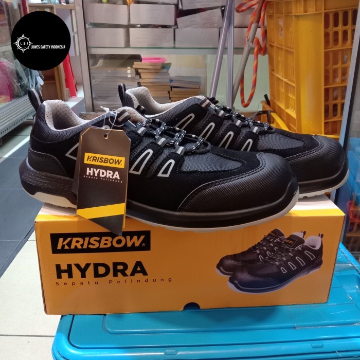 Sepatu Safety krisbow Hydra original murah/Sepatu safety krisbow SNI
