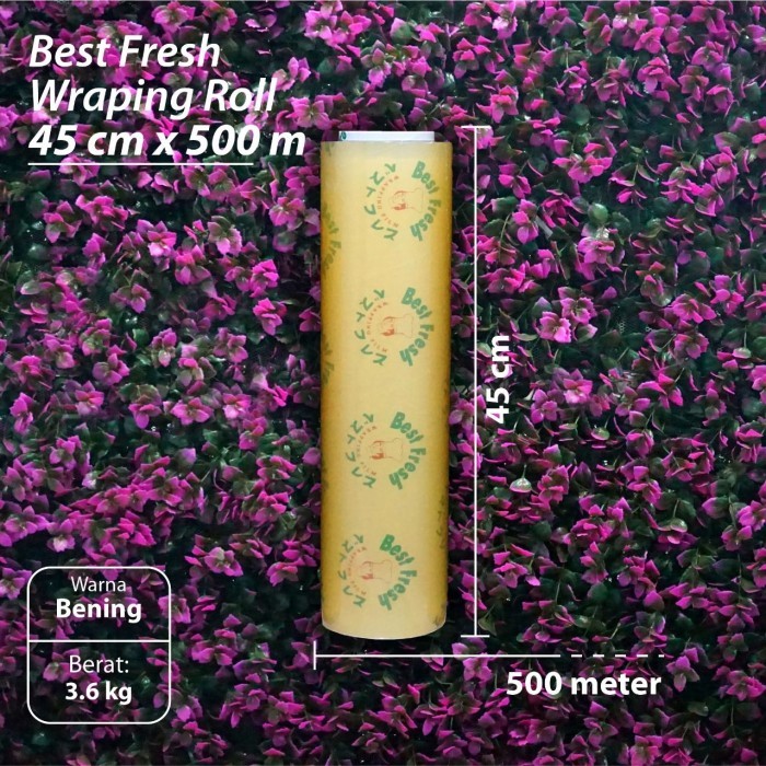 kim Plastik Wrap - Wrap Roll 45 cm x 500 m - Best Fresh