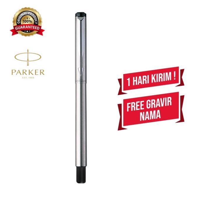 

Pulpen Parker Vector Stainless Steel RollerBall