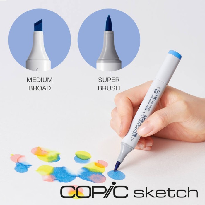 

T E R B A R U Copic Sketch Set 72 Graphic Marker Alcohol Based Dye Ink Refillable