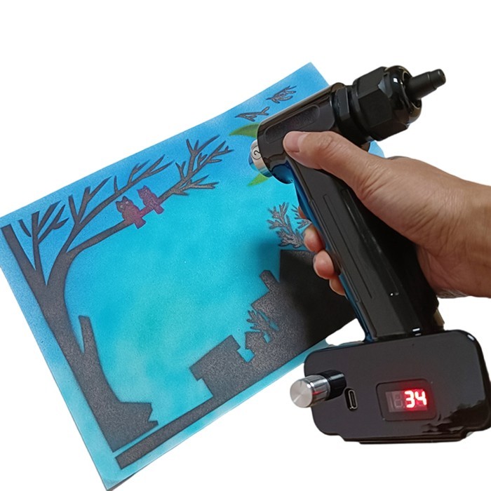 

T E R B A R U DIY Portable Model Spray Pen Hand Office Shire Coloring Marker Air