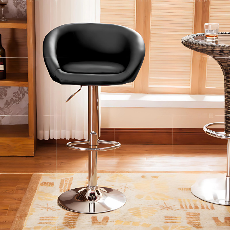 Kursi Bar Bulat Kursi Bar Busa Tebal Kursi Bar Sandaran Nyaman Kursi Salon Busa Empuk