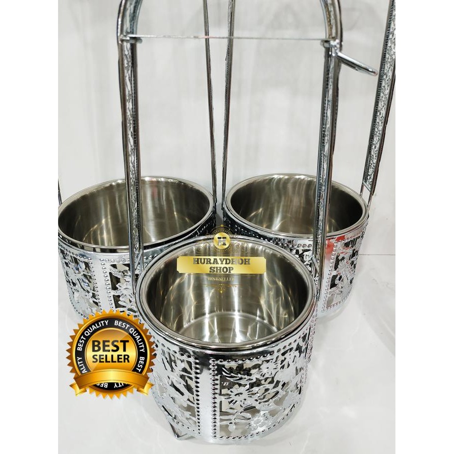 

Tempat Bara Arang Shisha Silver Original Import