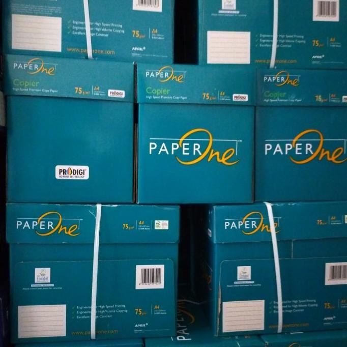 

TERBARU - kertas hvs a4 75gr paperone 1 dus