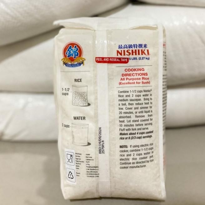 

Beras Jepang Nishiki Grade Rice 2,27 Kg