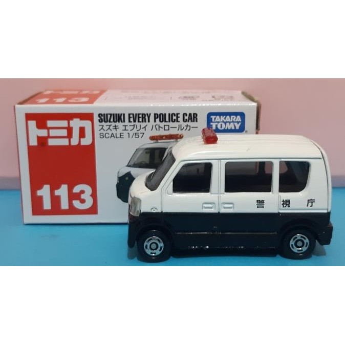 Tomica Takara Tomy 113 Suzuki Every Police Car