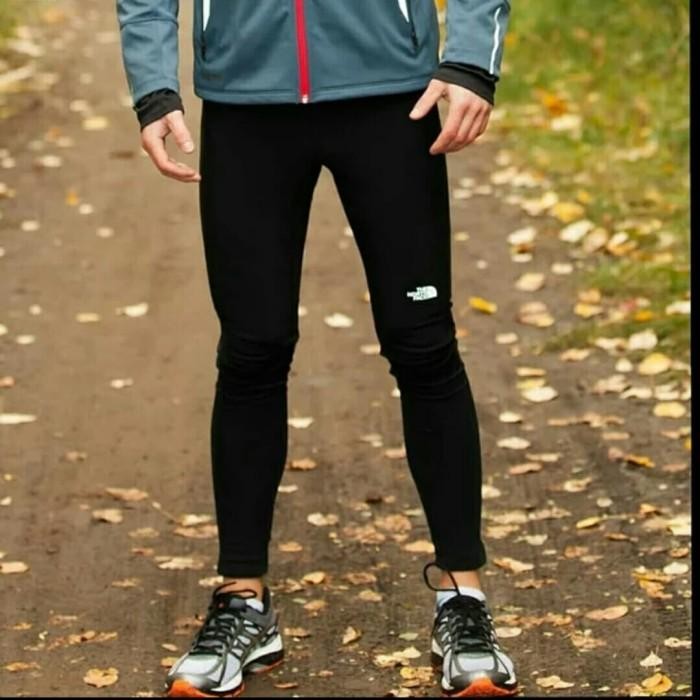 Celana Running Baselayer Legging Tnf Salomon Untuk Hiking Outdoor