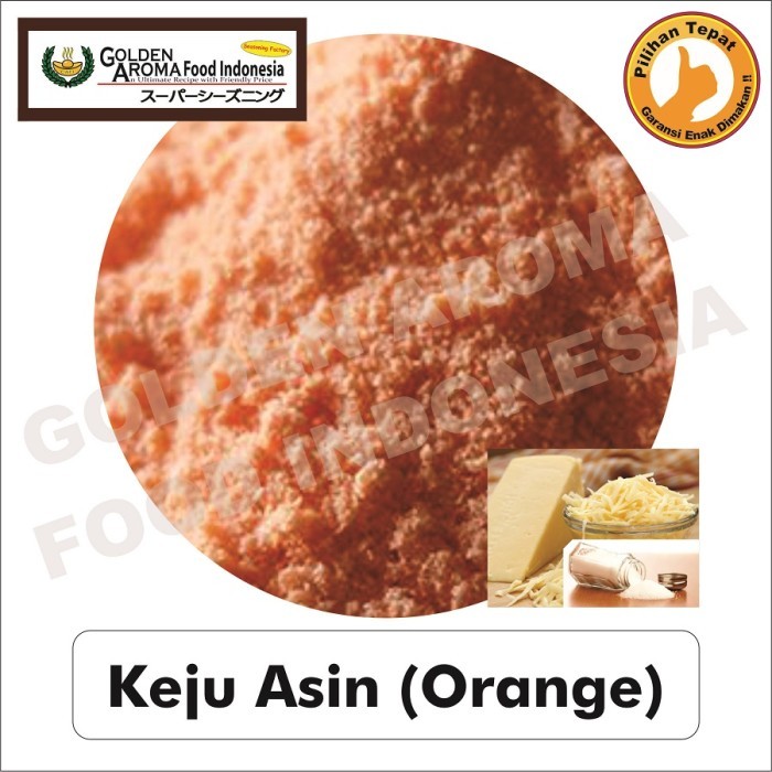 

Lhiu - Bumbu Tabur Bubuk Enak Murah Halal Rasa Keju Asin Orange 1000 Gr/ 1Kg