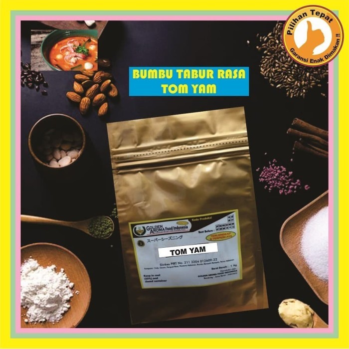 

Lhiu - Bumbu Tabur Tom Yum 1 Kg Enak Gurih Murah Bubuk Tabur Tom Yum Halal