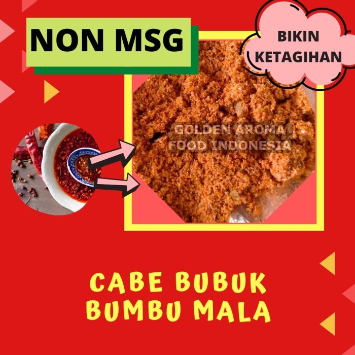 

Lhiu - Cabe Bubuk Bumbu Mala Non Msg 1 Kg L Cabe Mala Sedap