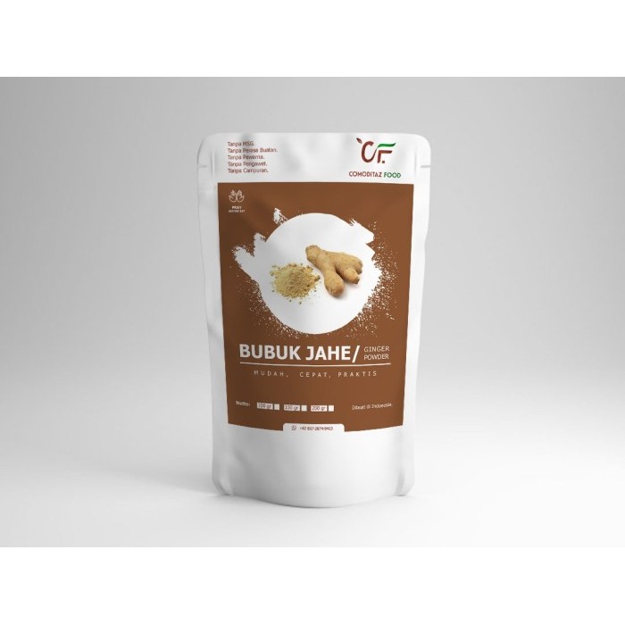

Lhiu - Bubuk Jahe/ Jahe Powder Bumbu Bahan Rempah Masakan Kesehatan - 500 Gr