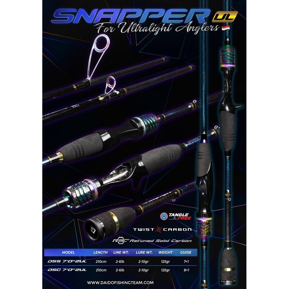 Joran Daido Snapper Ul Carbon Solid 210Cm