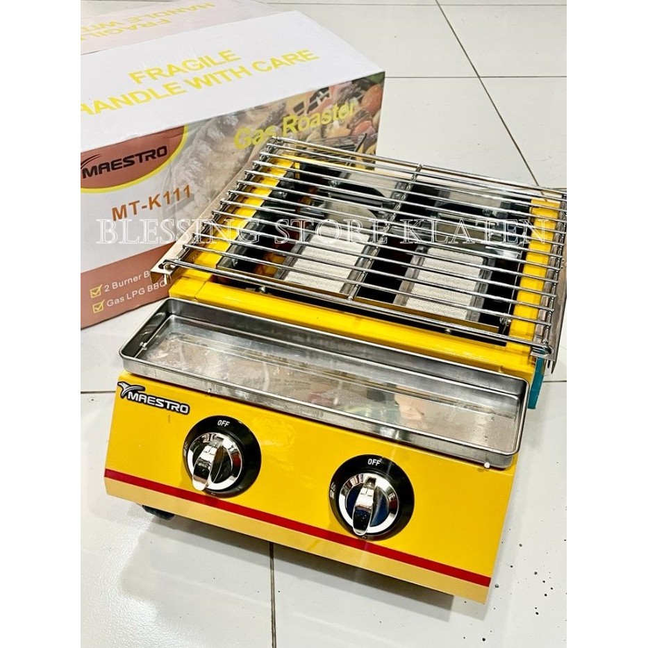 >*>*>*>*] PANGGANGAN BAKARAN GAS / ROASTER BAKARAN MAESTRO 2 TUNGKU 3 TUNGKU