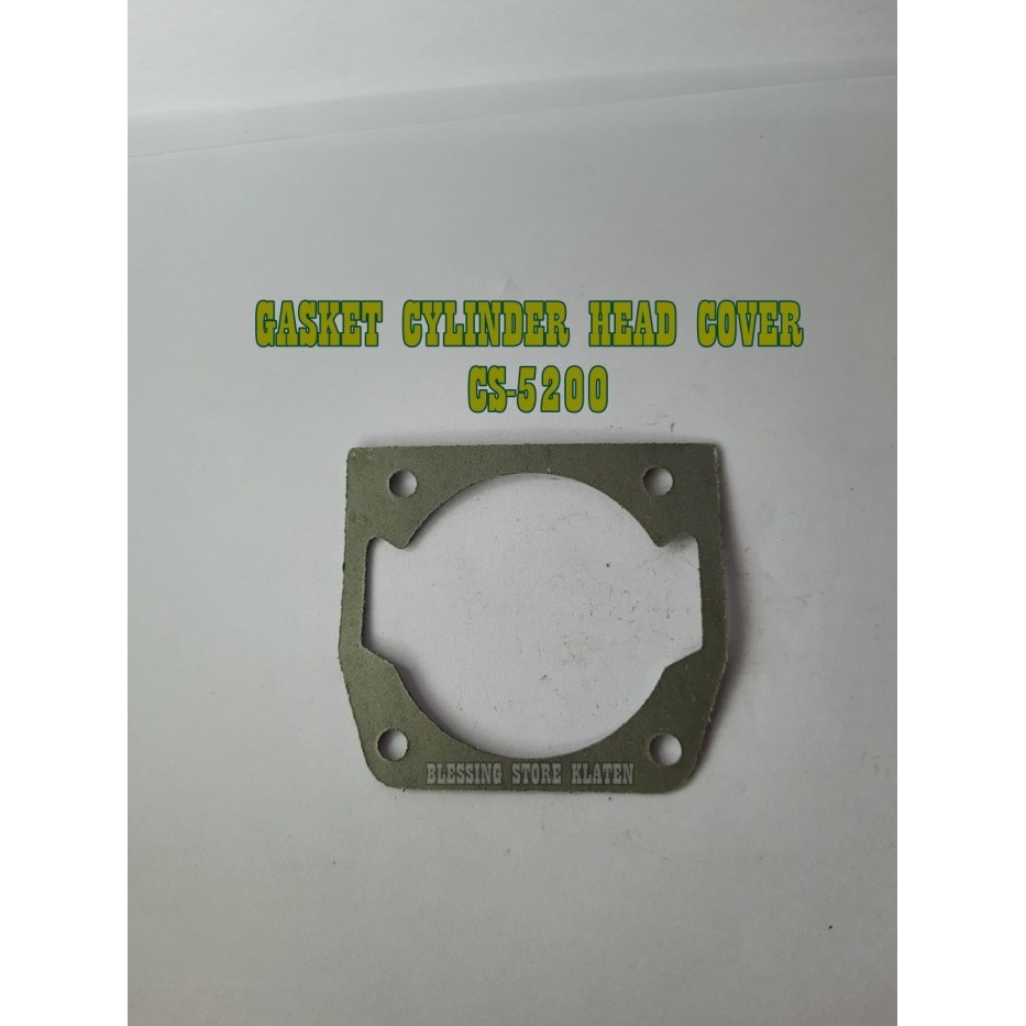 Buruan beli] SPAREPART CHAINSAW GASKET CYLINDER HEAD COVER 5200 / GASKET HEAD COVER