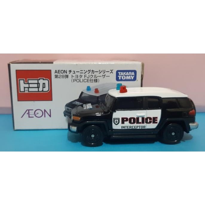 Tomica Takara Tomy AEON Jusco 28 Toyota FJ Cruiser (Police Version)