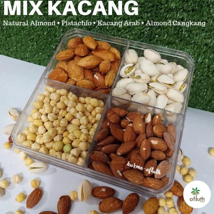 

[Afluth Store] Mix Kacang Pistachio/ Kacang Arab/ Almond Susu/ Almond TF