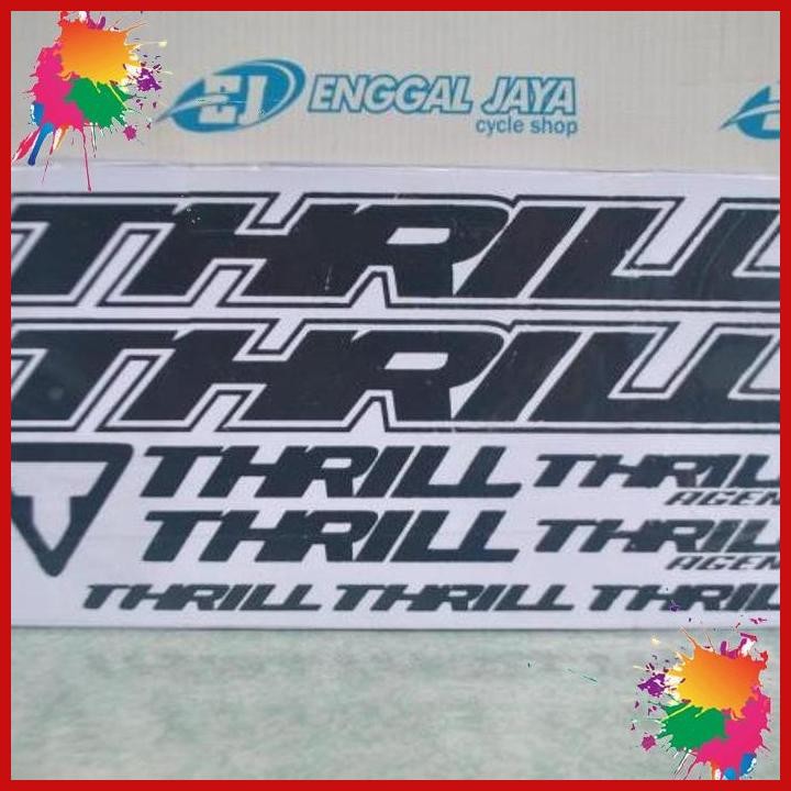 (EJY) DECAL STICKER STIKER SEPEDA THRILL AGENT SEPEDA MTB BMX MINI CTB FIXIE