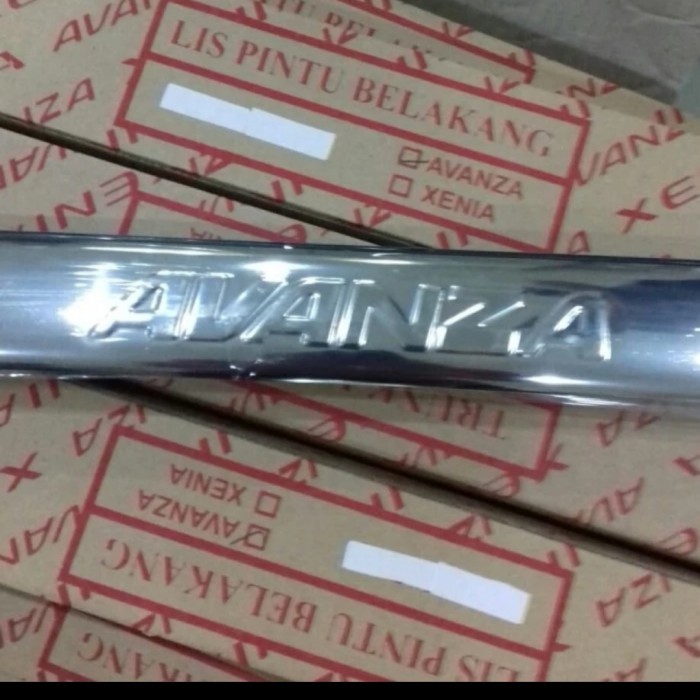 TRUNKLID/LIS PINTU BELAKANG AVANZA/XENIA LAMA CHROME