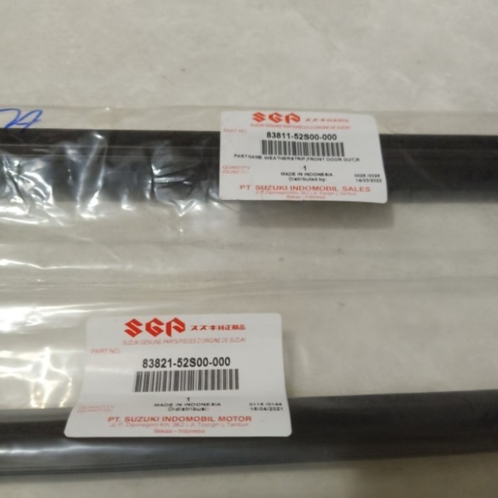 KARET PELIPIT KACA PINTU LUAR WEATHER STRIP NEW CARRY 2019 ORI