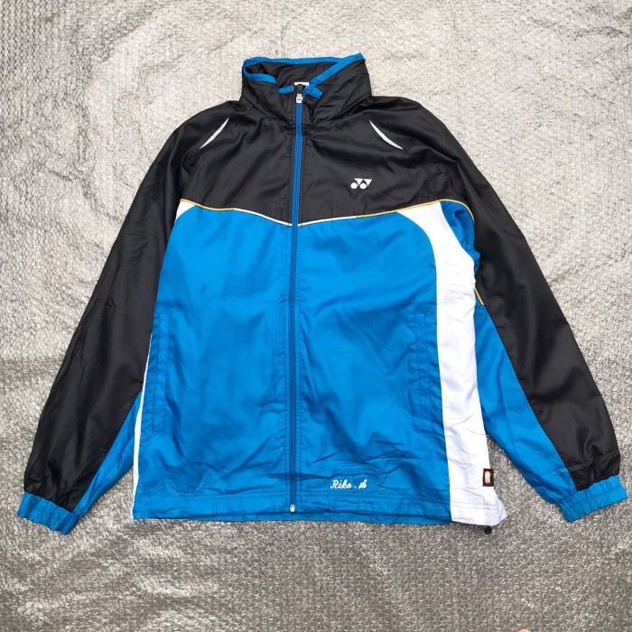 JAKET YONEX ORI BLACK BLUE
