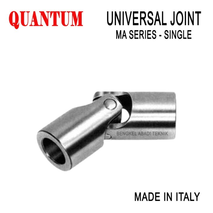 UNIVERSAL JOINT QUANTUM MA25 12X25X86 MILD STEEL - SINGLE