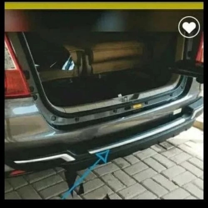 TANDUK BUMPER BELAKANG MOBIL TOYOTA INNOVA 2009 SAMPAI 2015
