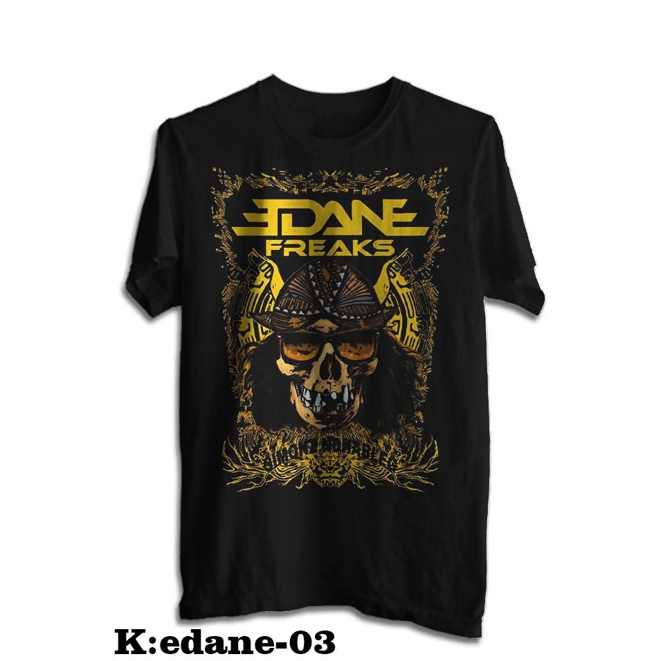 Promo Kaos Band Edane Freak T-Shirt Musik Rock Edane