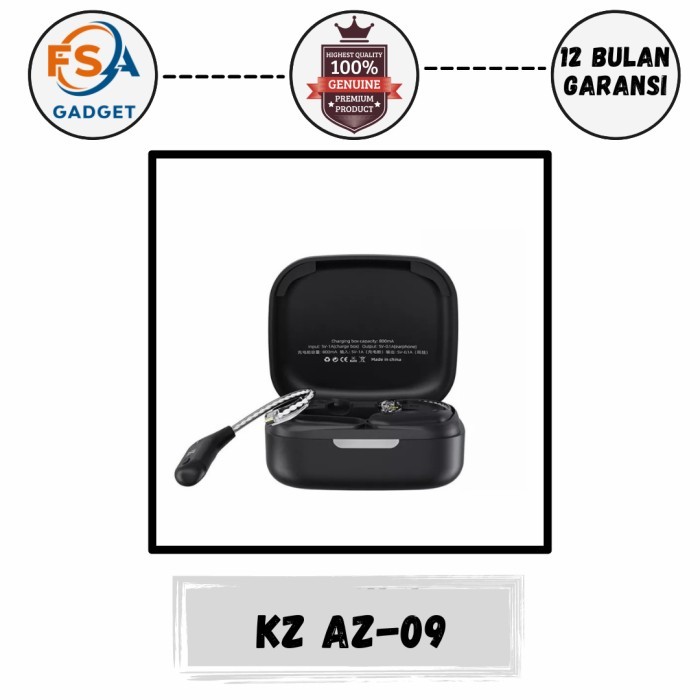 TERLARIS Kz AZ09 Earhook Bluetoth 5.2 Module TWS Adapter For IEM Pin B & Pin C