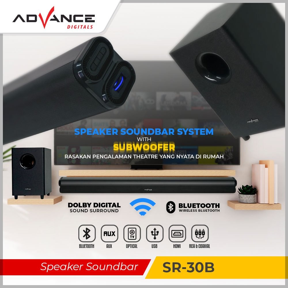 Speaker Soundbar Advance SR30B / SR-30B