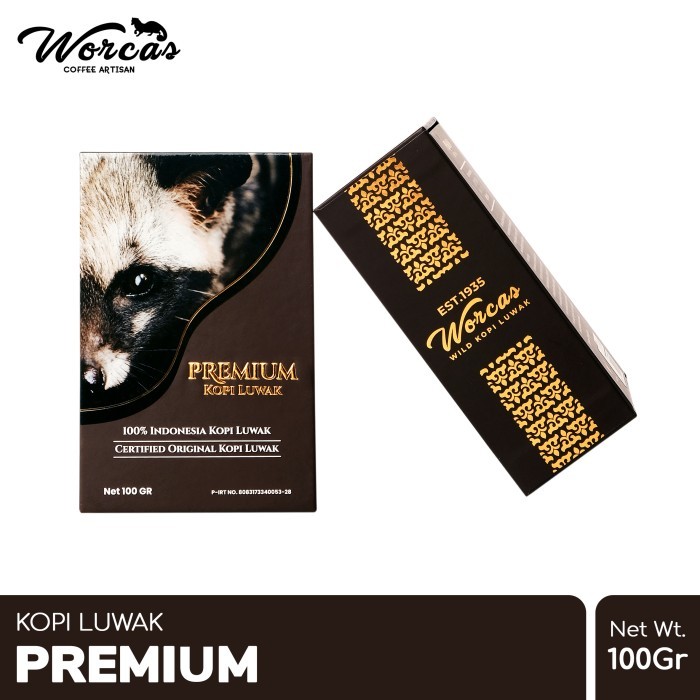 

Worcas Premium Luwak Coffee 100Gr - Classic Box