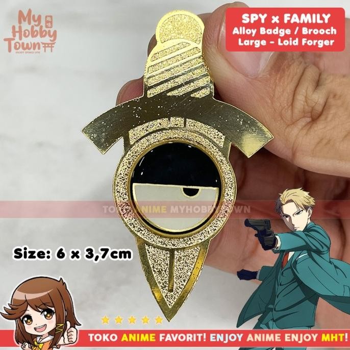 Pin Brooch Spy X Family Loid Forger Cosplay Anime