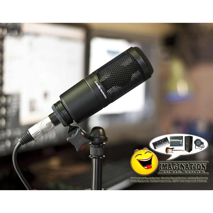Ready Mic Condenser Audio Technica AT 2020 / AT-2020 / AT2020 Koneksi XLR