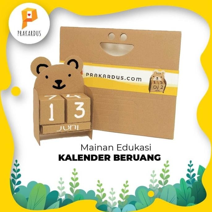 

Mainan Edukasi Prakardus Kalender Abad Bear Kardus Anak-Anak Kreatif Kualitas Premium