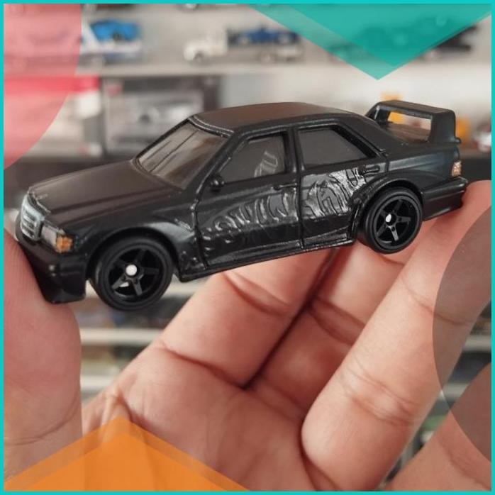 hotwheels team transport falken mercedes benz 190e display case loose