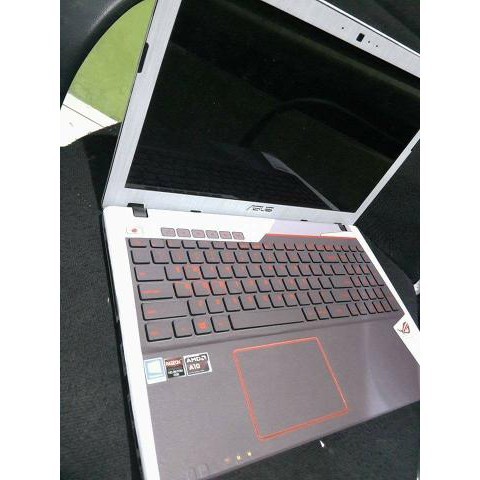 *2Piece* Laptop Asus X550ze Rog Vapor Garskin Stiker Casing Custom Bebas Dan Bayar Ditempat