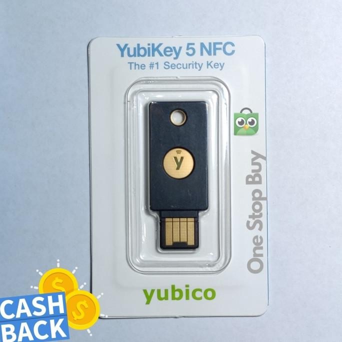 Ready Ready Stock - Yubikey 5 Nfc - Two Factor Auth Security Key Usb & Nfc Premium
