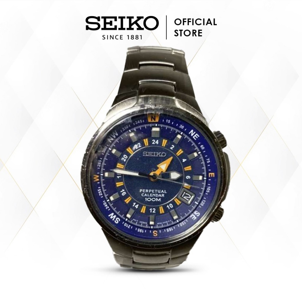 Jam Tangan Pria Seiko Classic SLT085 Perpetual Calendar Original