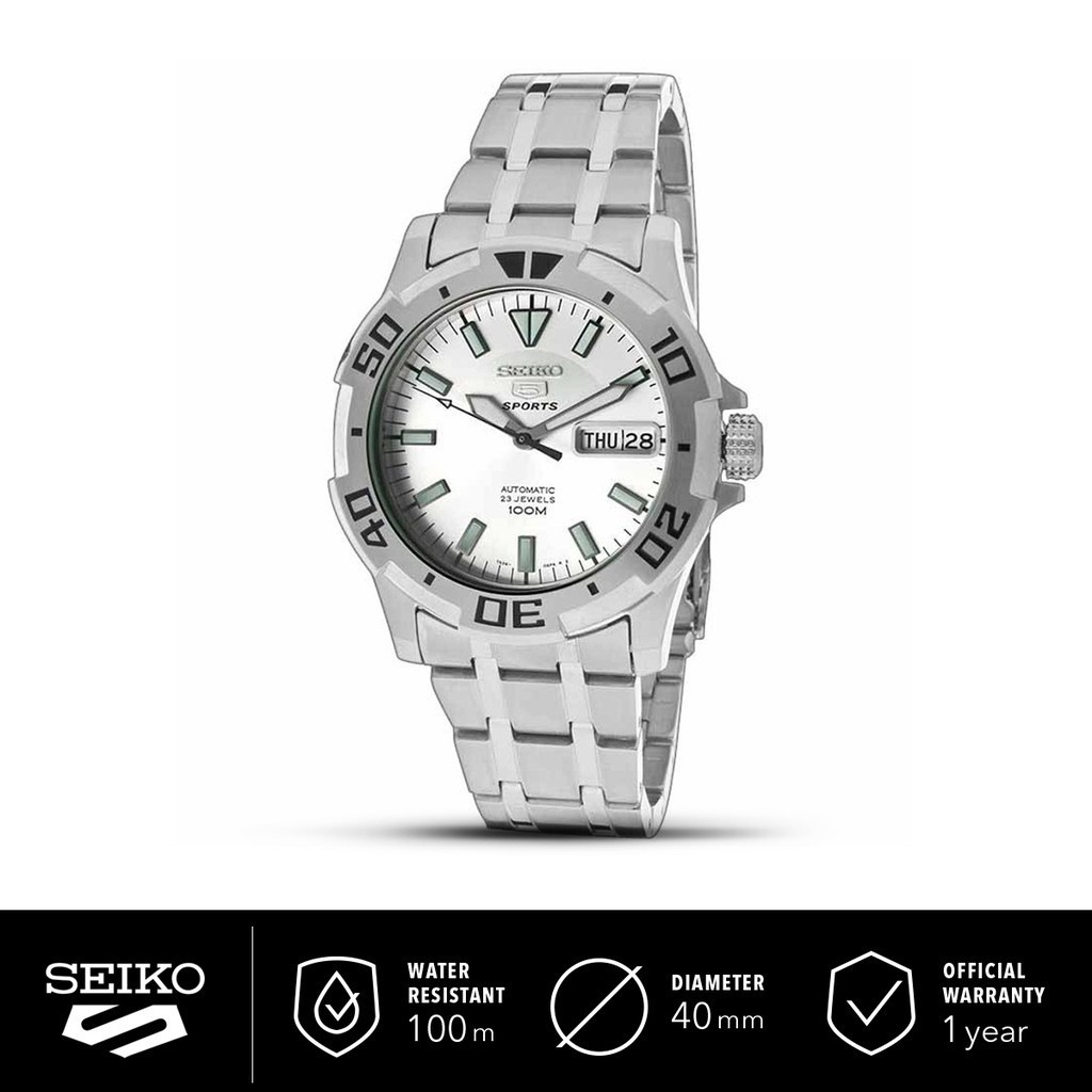 Jam Tangan Pria Seiko 5 Original Sports Automatic 23 Jewels SNZJ37K1 Original