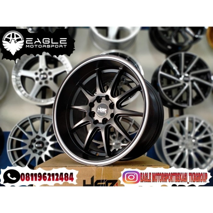 Paket Velg Racing Ring 16 Mobil Avanza HSR TRIBE Plus Ban 195 55 R16