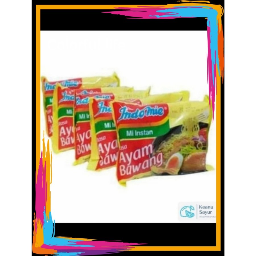 

indomie rasa ayam bawang 5 pcs