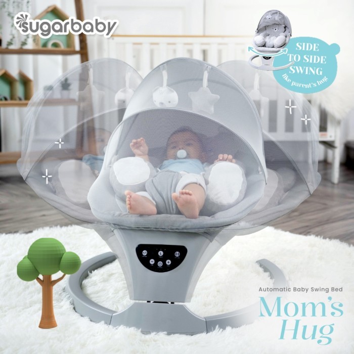 Sugar Baby Moms Hug Automatic Baby Swing Bed - Ayunan / Bouncer Bayi