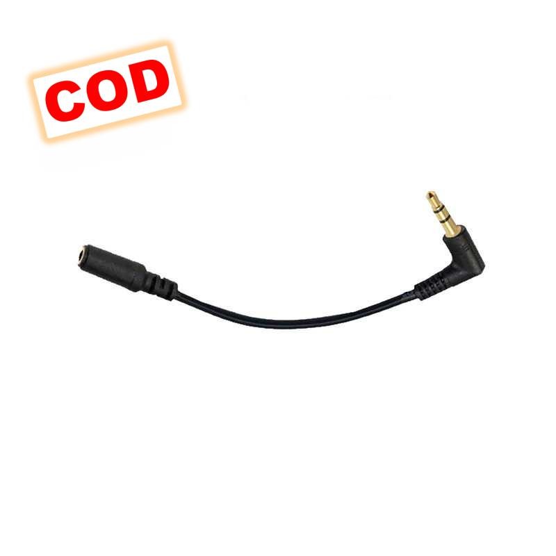 Kabel Audio AUX Jack 3.5mm 4Pole to 3Pole 18cm Komunikasi Chatting Cable