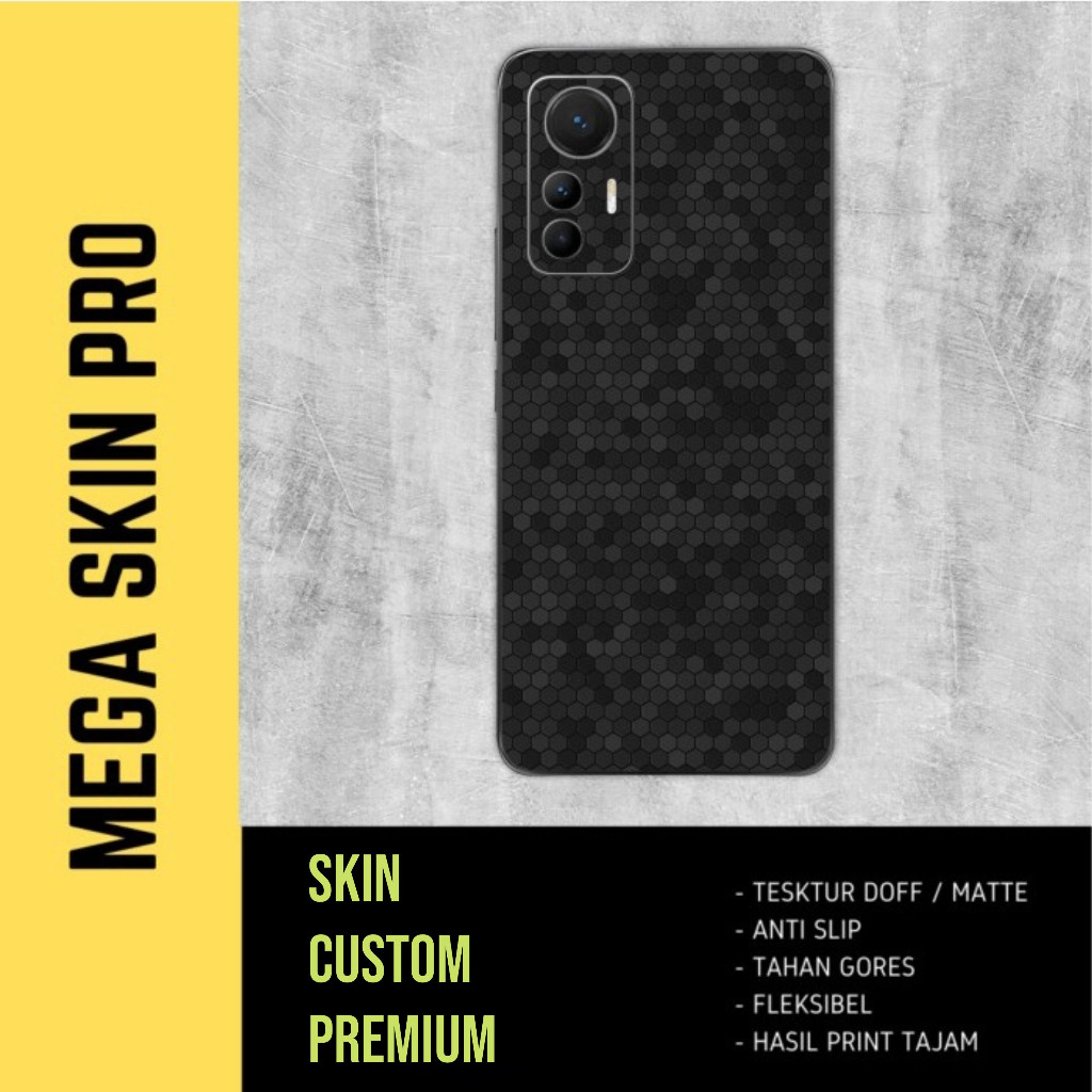 Xiaomi 12 Lite Garskin/Stiker Case Bisa Custom Motif - 2Pcs