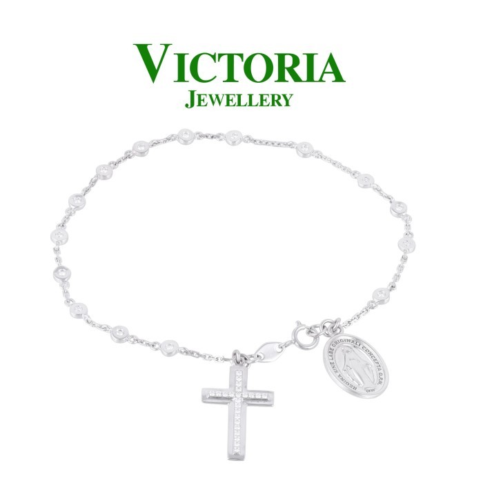 Gelang Rantai Berlian / Gelang Rosario Berlian Victoria Jewellery