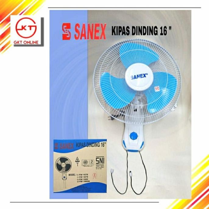 Kipas angin Dinding 16 Inch Sanex / Wall Fan Sanex Kipas Angin Listrik IRF