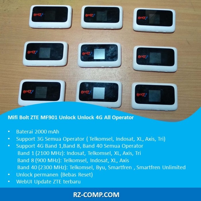 TERBARU Modem Wifi Bolt Hydra ZTE MF910 Unlock Semua Operator