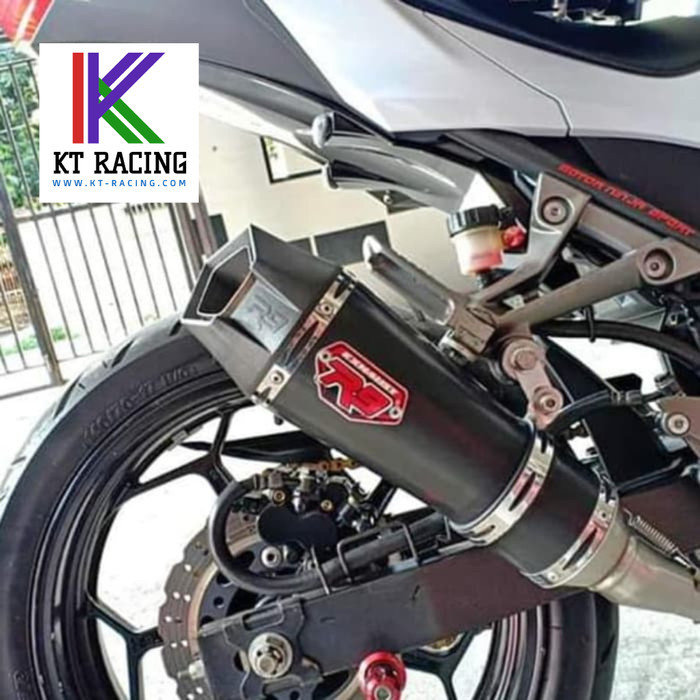 {Bekas} Knalpot R9 Original Ninja 250 fi Second Slip On Murah