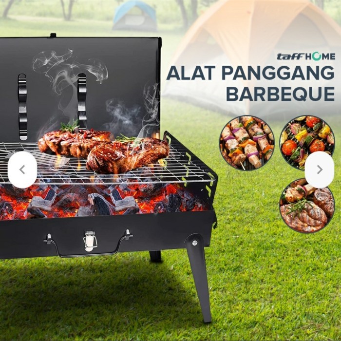 

Taffhome Alat panggang Barbeque Sate BBQ arang Outdoor Grill Portable